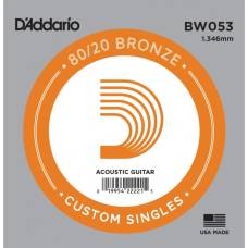 Струна D'Addario BW053 80/20 Bronze .053