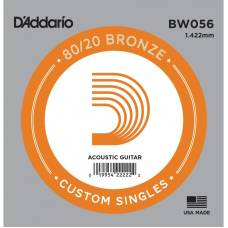 Струна D'Addario BW056 80/20 Bronze .056