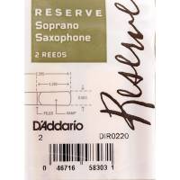 Трости для саксофона сопрано D'Addario DIR0220 Reserve Soprano Saxaphone Reeds #2.0 - 2-Pack (2 шт.)