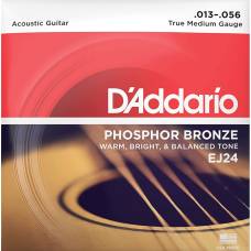 Струни для акустичної гітари D'Addario EJ24 Phosphor Bronze Medium 13/56