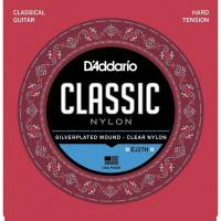 Струны для классической гитары D'Addario EJ27H Student Nylon Hard Tension
