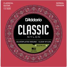 Струни для класичної гітари D'Addario EJ27N 1/2 Student Nylon Normal Tension