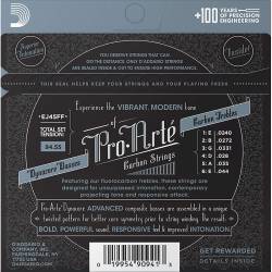 Струни для класичної гітари D'Addario EJ45FF Carbon Normal Tension
