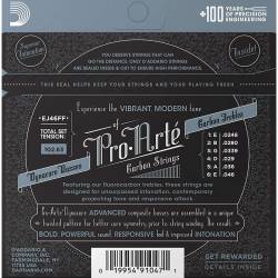 Струни для класичної гітари D'Addario EJ46FF Silverplated Wound Fluоrocarbon Hard Tension