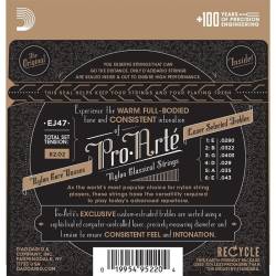 Струны для классической гитары D'Addario EJ47 80/20 Bronze Wound Nylon Normal Tension Струны для классической гитары D'Addario EJ47 80/20 Bronze Wound Nylon Normal Tension