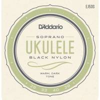 Струны для укулеле D'Addario EJ53S Black Nylon Soprano 28/29