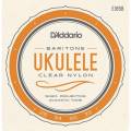 Струны для укулеле D'Addario EJ65B Clear Nylon Baritone 28/35