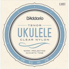 Струны для укулеле D'Addario EJ65T Clear Nylon Tenor 28/29