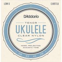 Струны для укулеле D'Addario EJ65TLG Clear Nylon Tenor 28/29