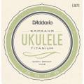Струны для укулеле D'Addario EJ87S Titamium Soprano 28/29