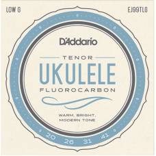 Струни для укулеле D'Addario EJ99TLG Tenor Low G Fluorocarbon