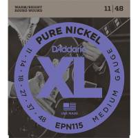 Струны для электрогитары D'Addario EPN115 Pure Nickel Medium 11/48