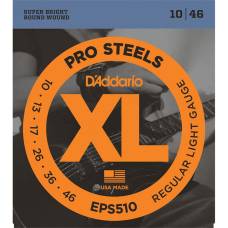 Струны для электрогитары D'Addario EPS510 ProSteels Regular Light 10/46