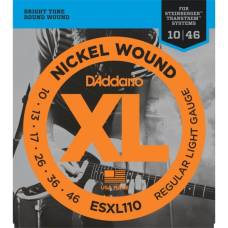 Струни для електрогітари D'Addario ESXL110 Nickel Wound Double Ball End Steinberger Regular Light 10/46