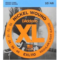 Струни для електрогітари D'Addario EXL110 Regular Light 10/46