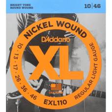 Струны для электрогитары D'Addario EXL110 Regular Light 10/46