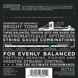 Струны для электрогитары D'Addario EXL110BT Nickel Wound Balanced Tension Regular Light 10/46