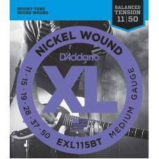 Струни для електрогітари D'Addario EXL115BT Nickel Wound Balanced Tension Medium 11/50