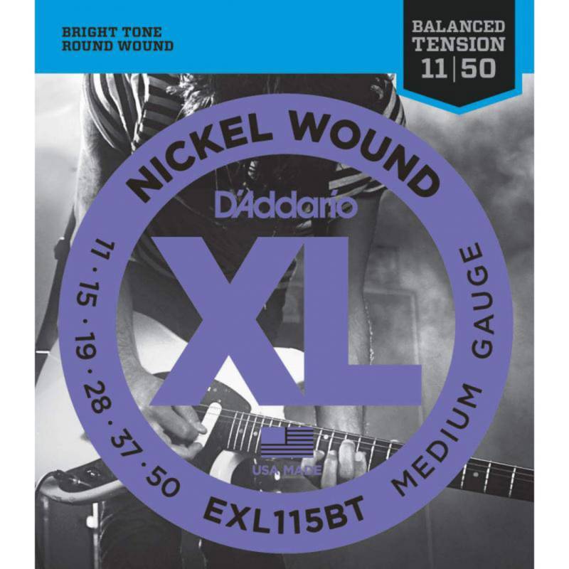 Струни для електрогітари D'Addario EXL115BT Nickel Wound Balanced Tension Medium 11/50