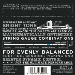 Струни для електрогітари D'Addario EXL115BT Nickel Wound Balanced Tension Medium 11/50