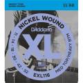 Струны для электрогитары D'Addario EXL116 Medium Top/Heavy Bottom 11/52
