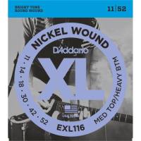 Струни для електрогітари D'Addario EXL116 Medium Top/Heavy Bottom 11/52