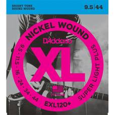 Струны для электрогитары D'Addario EXL120+ Nickel Wound Super Light Plus 9.5/44