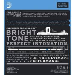 Струны для электрогитары D'Addario EXL120+ Nickel Wound Super Light Plus 9.5/44