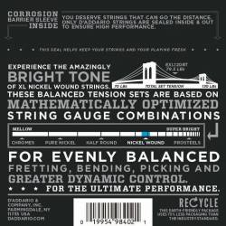 Струни для електрогітари D'Addario EXL120BT Nickel Wound Balanced Tension Super Light 9/40
