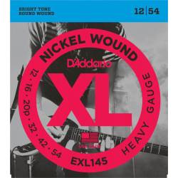 Струни для електрогітари D'Addario EXL145 Heavy 12/54