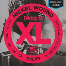 Струни для електрогітари D'Addario EXL157 Nickel Wound Baritone Medium 14/68