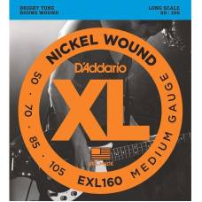 Струни для бас-гітари D'Addario EXL160 Nickel Wound Medium 50/105