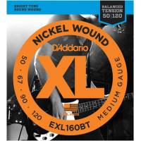 Струни для бас-гітари D'Addario EXL160BT Nickel Wound Balanced Tension Medium Long Scale 50/120