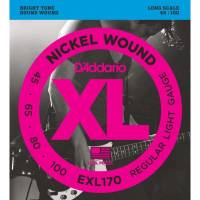 Струни для бас-гітари D'Addario EXL170 Nickel Wound Light 45/100
