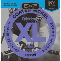 Струны для электрогитары D'Addario EXP115 Blues/Jazz Rock 11/49