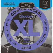 Струни для електрогітари D'Addario EXP115 Blues/Jazz Rock 11/49