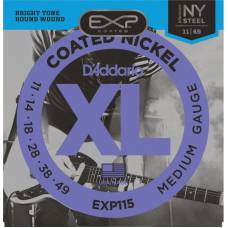 Струни для електрогітари D'Addario EXP115 Blues/Jazz Rock 11/49