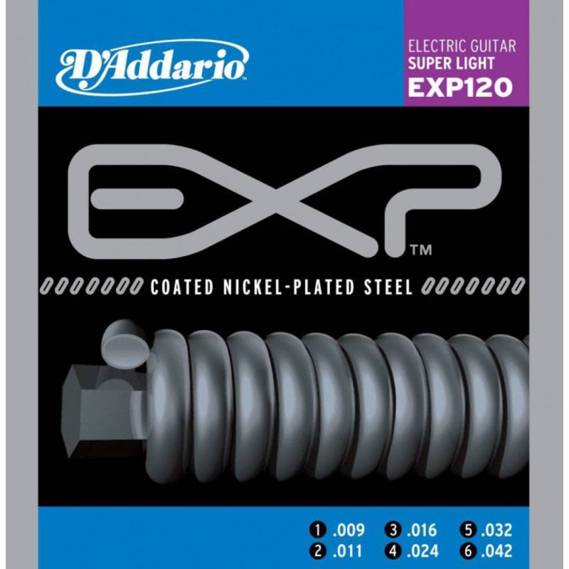Струны для электрогитары D'Addario EXP120 Super Light 9/42