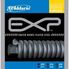 Струны для электрогитары D'Addario EXP125 Super Light Top/Regular Bottom 9/46