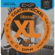 Струни для електрогітари D'Addario EXP140 Light Top/Regular Botom 10/52
