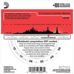 Струни для акустичної гітари D'Addario EXP17 Phosphor Bronze Medium 13/56