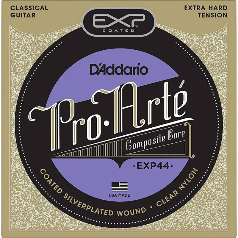 Струны для классической гитары D'Addario EXP44 Coated Extra Hard Tension