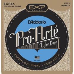 Струни для класичної гітари D'Addario EXP46 Coated Hard Tension