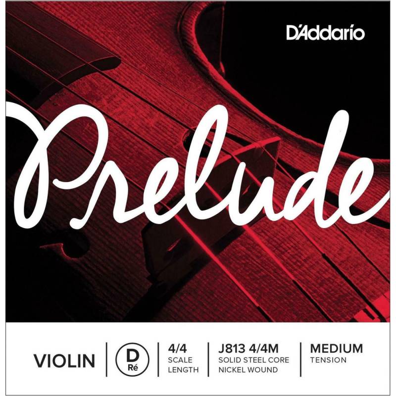 Струна D'Addario J813 4/4M Prelude Violin D Medium Tension