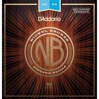 Струны для акустической гитары D'Addario NB1252BT Nickel Bronze Balanced Tension Light 12/52