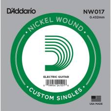 Струна D'Addario NW017 Nickel Wound .017