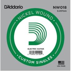 Струна D'Addario NW018 Nickel Wound .018