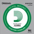 Струна D'Addario NW024 Nickel Wound .024