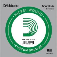 Струна D'Addario NW034 Nickel Wound .034