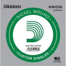 Струна D'Addario NW036 Nickel Wound .036